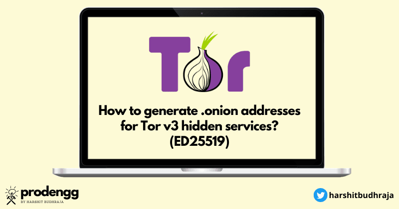 Generating vanity .onion addresses for Tor v3 (ED25519) hidden services